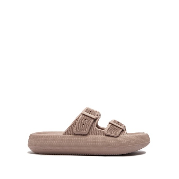 Women's Slide Sandals Mauve - Picture 2 of 3